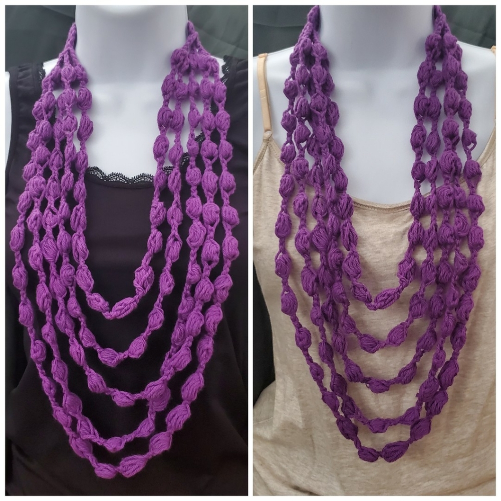 ARTISAN CRAFTED CROCHET NECKLACE